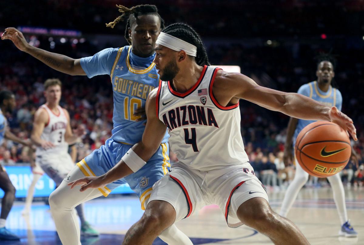 No. 3 Arizona Wildcats shake off early struggles to beat Southern U. 97-59  at McKale