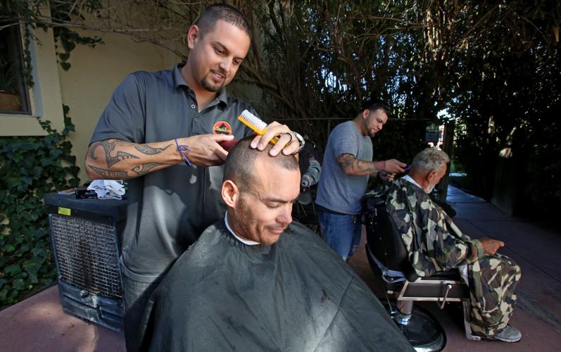 Haircuts for Needy at Z Mansion