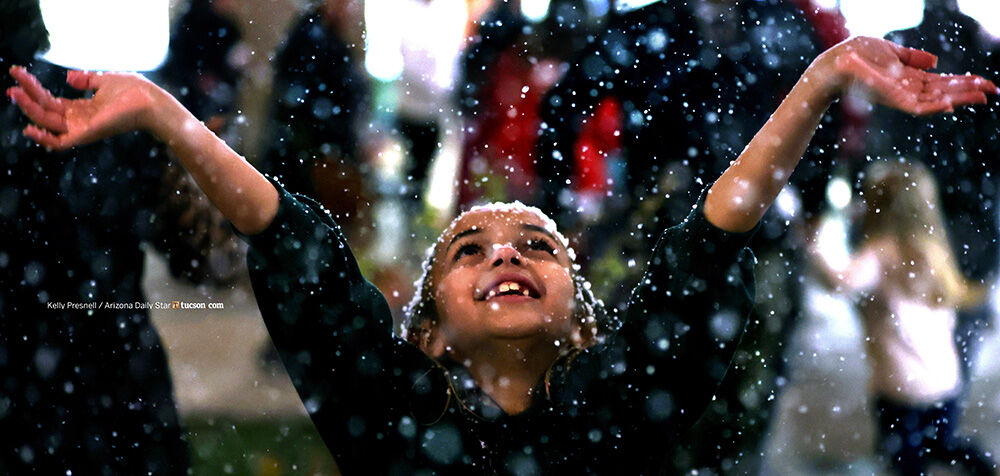 Enchanted Snowfall at La Encantada