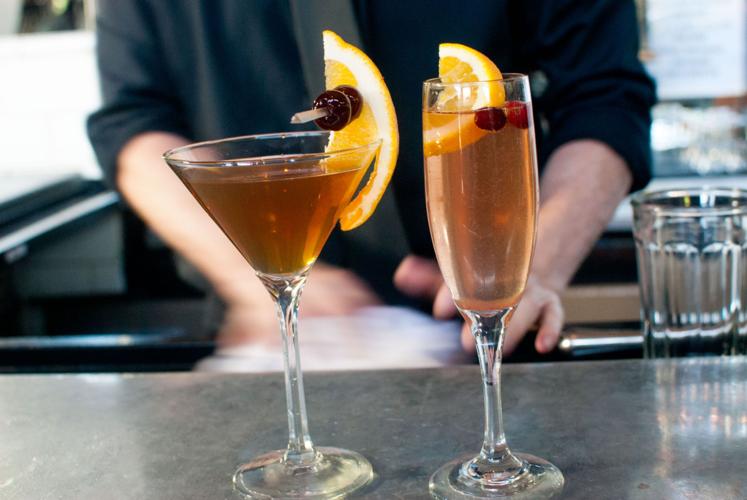 New Year's Eve cocktails at Maynards