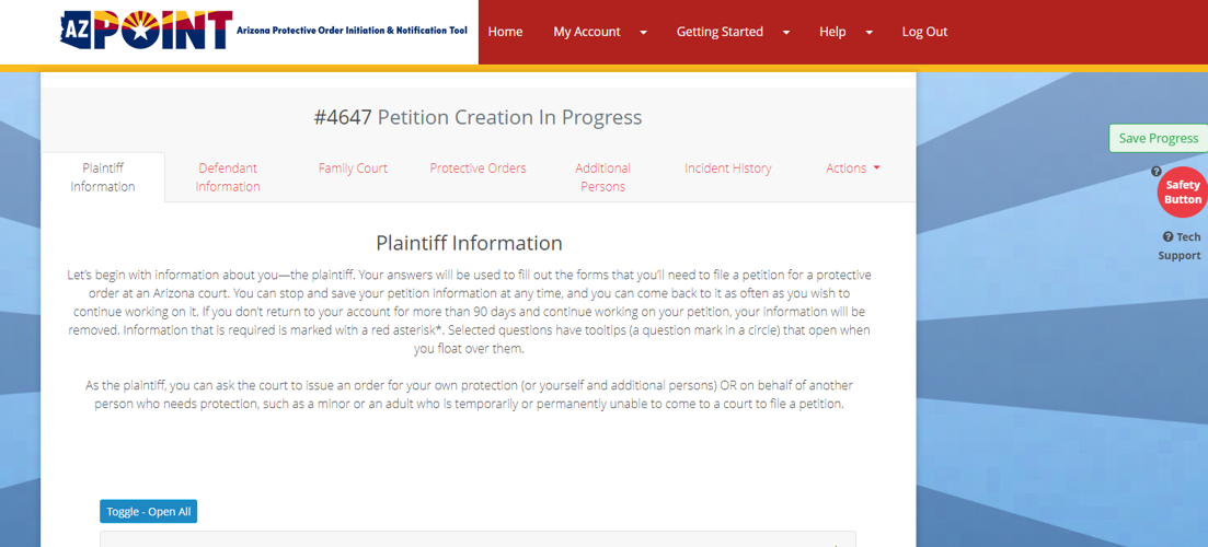 New website streamlines process for victims seeking protection orders