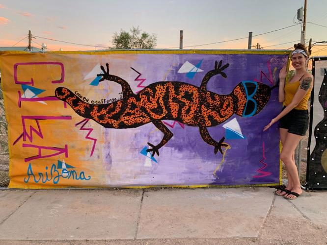 Stolen painted panel