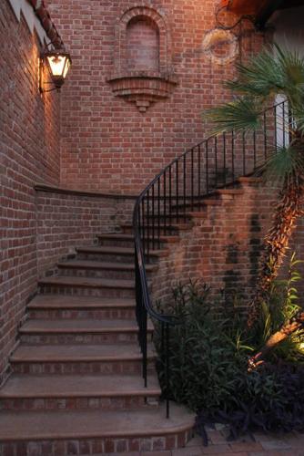 Elegant stairs at Casas Adobes Plaza