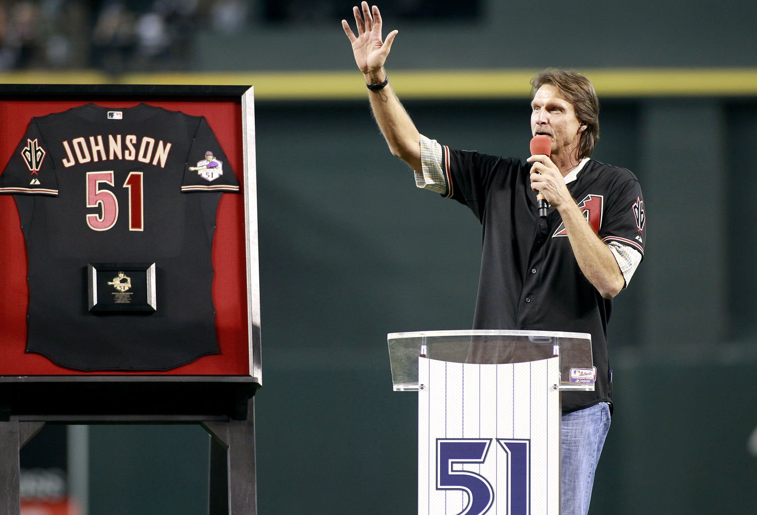 randy johnson arizona diamondbacks jersey