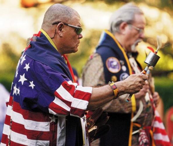 Ancient ritual celebrates American Indian warriors  