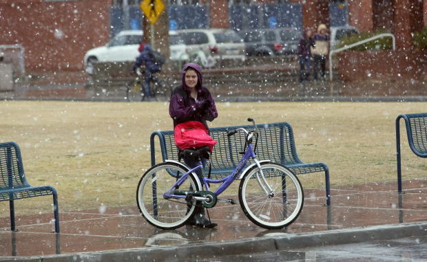 Snowfall around Tucson