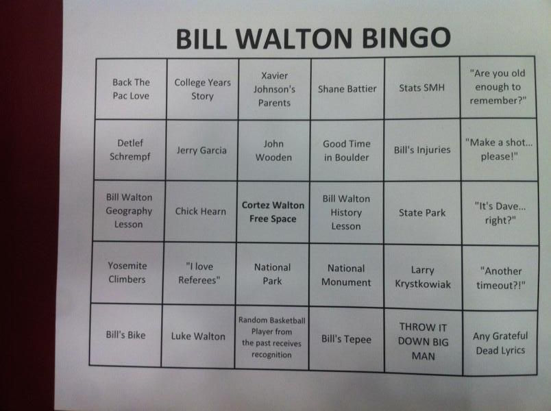 Bill Walton Bingo