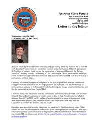 Sen. Gail Griffin position on Jan. 8 memorial