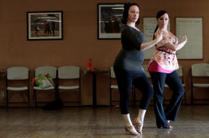 Dancing duo dish on fashion