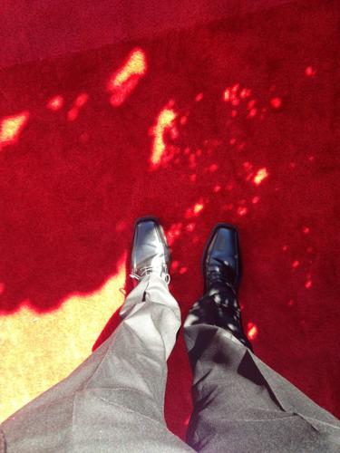 Red carpet selfie