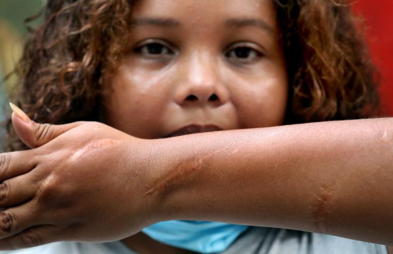 Suyapa Chacon, migrant, Honduras, 2021 (le)