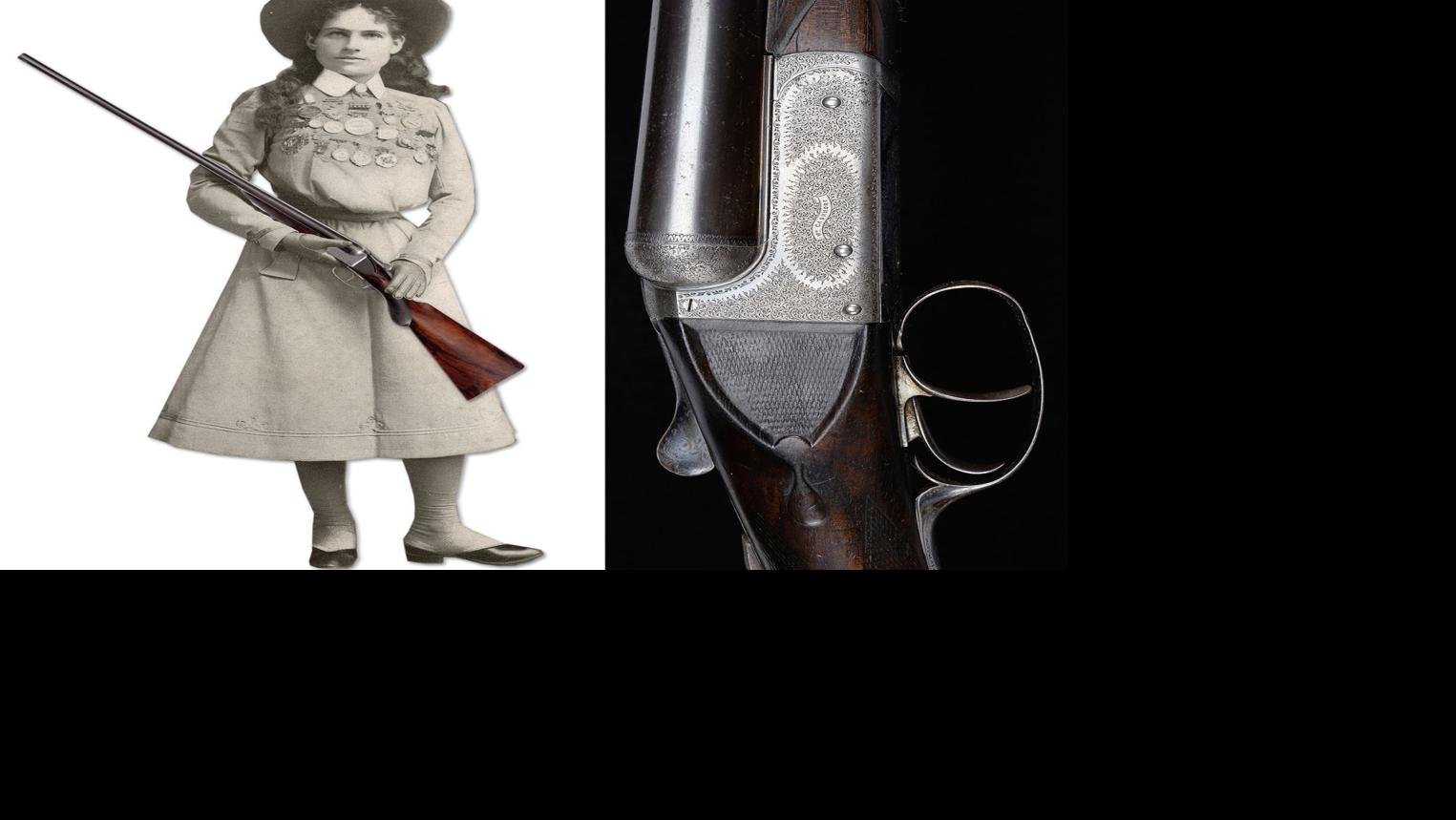 Annie Oakley's circa 1893 shotgun hits target, and then some