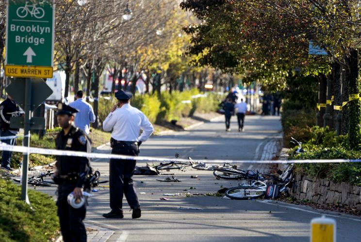 APTOPIX Manhattan Shooting