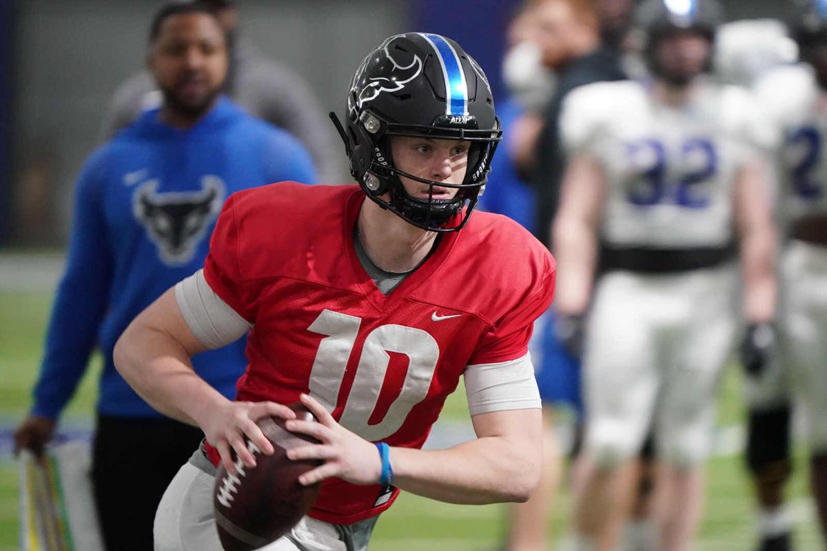 UB football spring practice