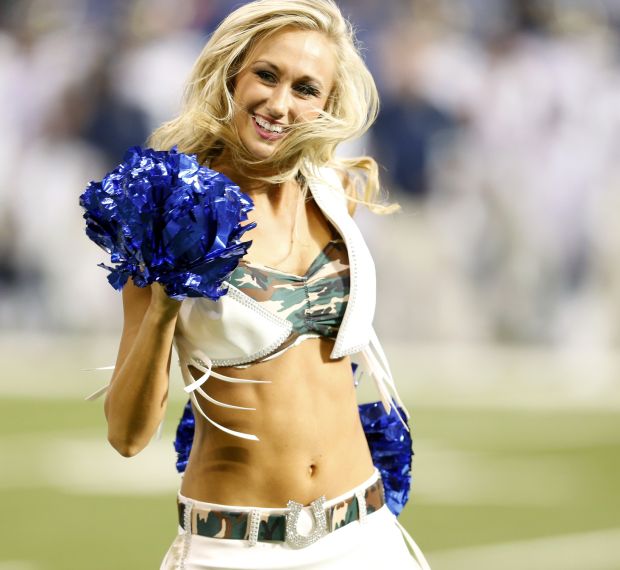 Colts cheerleaders