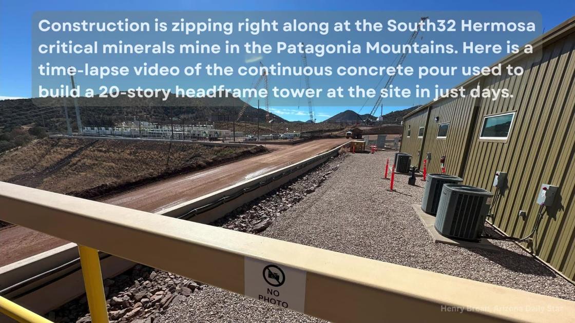Watch time-lapse videos of construction at new Arizona mine