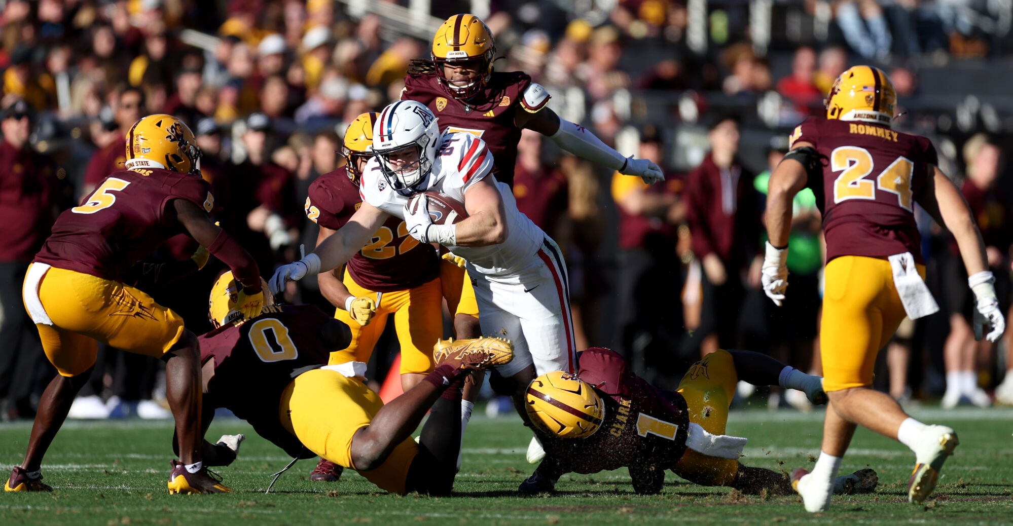 University of Arizona vs Arizona State, Pac 12 football