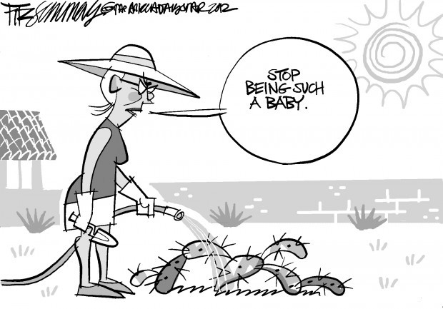 Fitz's last laugh Wilting in the heat