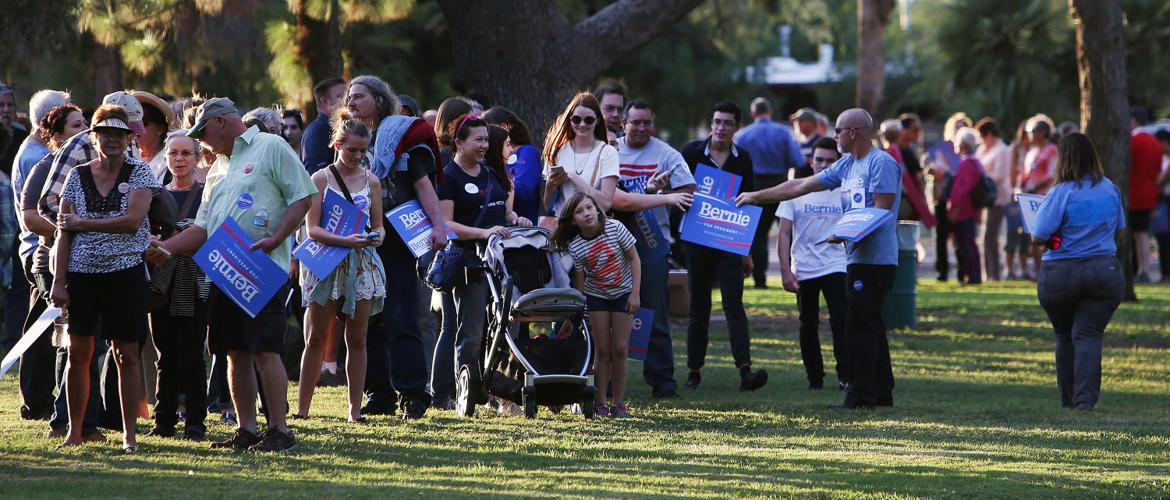 Bernie Sanders in Tucson