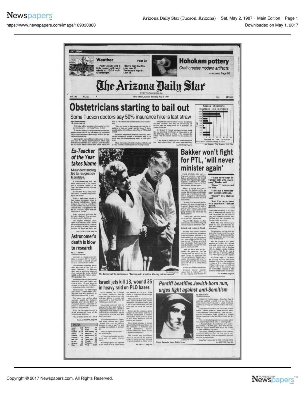Arizona Daily Star front page May 2, 1987.pdf
