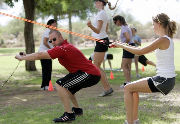 Morning boot camp starts day with fitness   