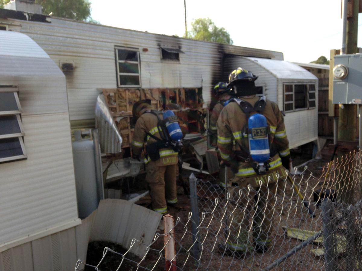 Fire destroys mobile home on NW side
