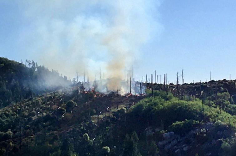 Fire near Summerhaven