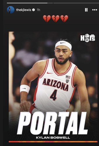 KJ Lewis Instagram story