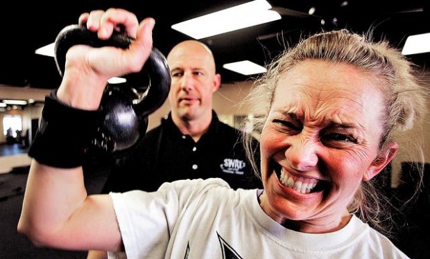 Build core strength with kettlebells  