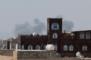 Houthis accuse Saudi Arabia of airport strike