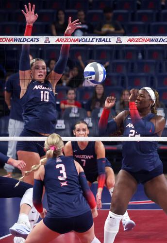 Red vs Blue volleyball match