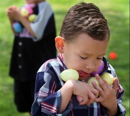 Egghunt at Children's Museum