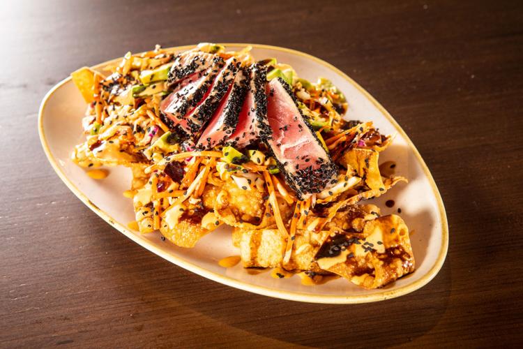 Ahi tuna nachos at Copper Rock Eatery