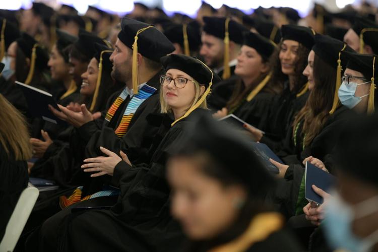 UMass Chan Medical School hold graduation exercises on June 5, 2022, in Worcester, MA. Christine Peterson/Telegram & Gazette