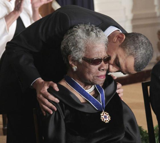 Barack Obama, Maya Angelou