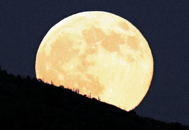 Photos: Harvest moon over tucson