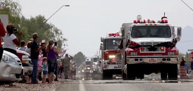 Marana's hotshot hero goes to his resting place