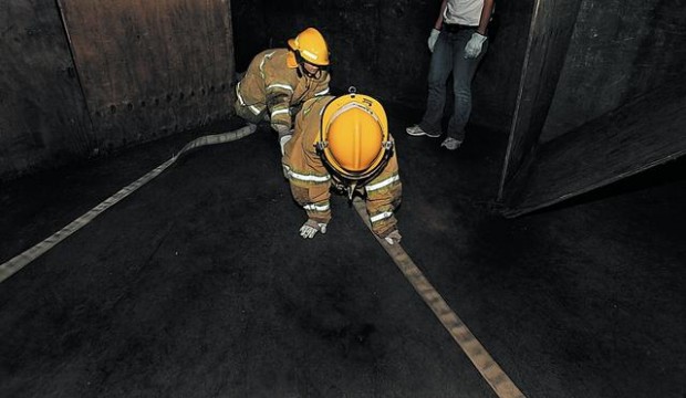 Girls learn firefighting skills at fire camp  