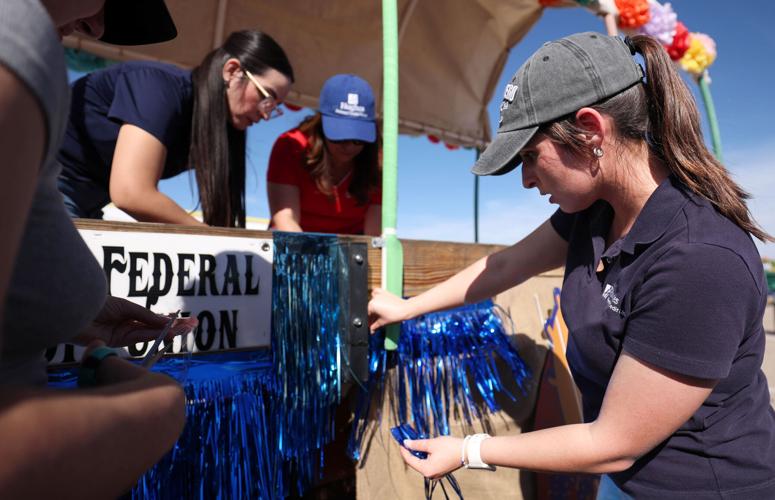 Prepping for a parade