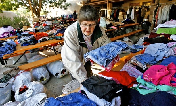 Church's colossal yard sale raises money - and spirits   