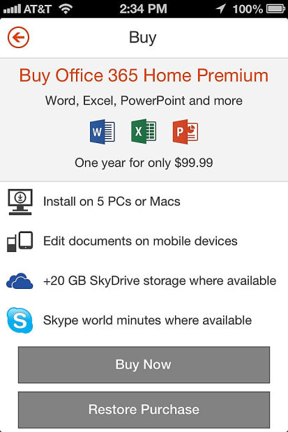 Office Mobile for iPhone wasn't worth the wait    