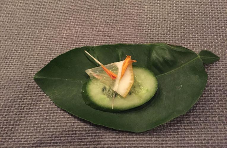 18th course at Four Senses dinner