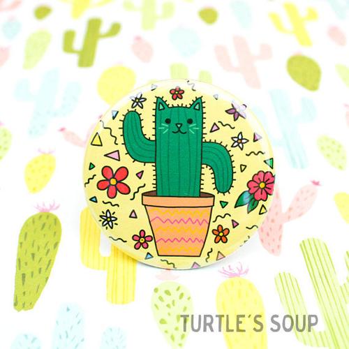 Saguaro Cactus Cat Pin