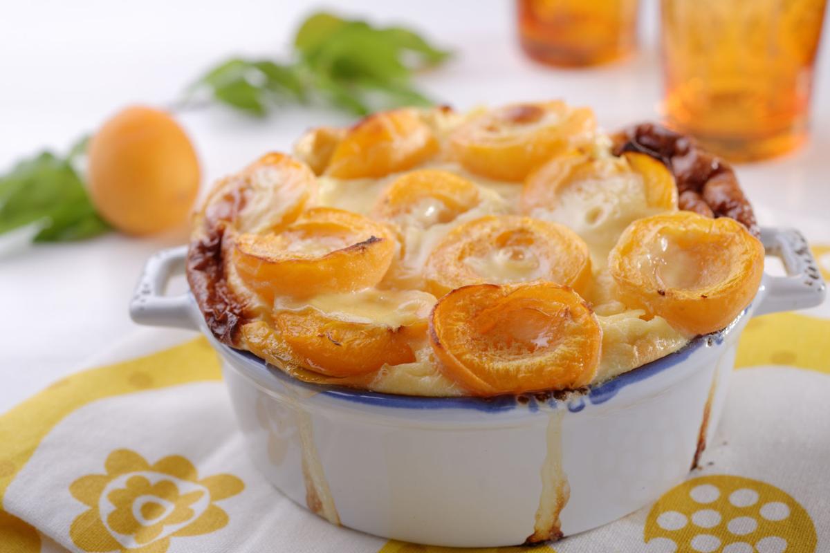 Apricot clafoutis