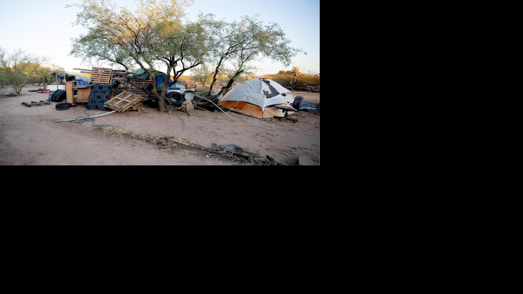 A bike path for Tucson kids huge homeless camp
