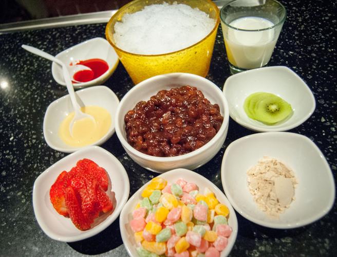 Ingredients for pot bing soo at Takamatsu
