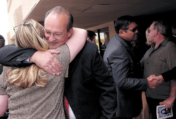 Songs, loving laughs for soldier Sam  