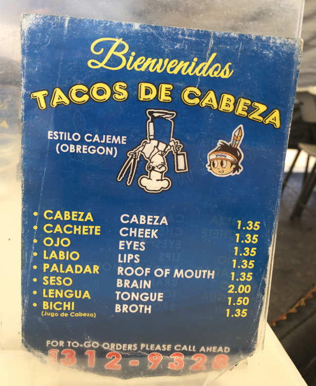 Taco No. 88 Get a brain! For breakfast Tucson Restaurant News