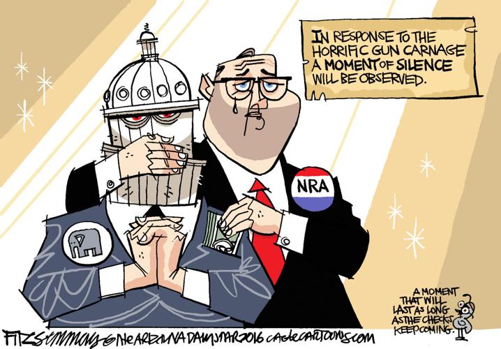 Daily Fitz Cartoon: Silence