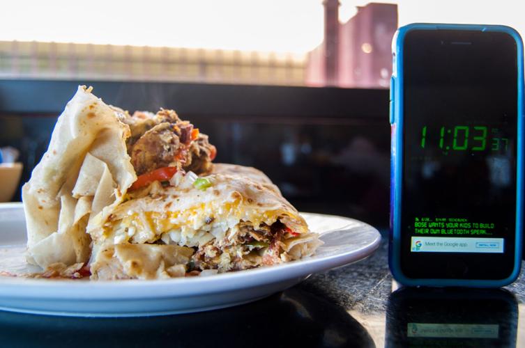 Baja Cafe breakfast burrito